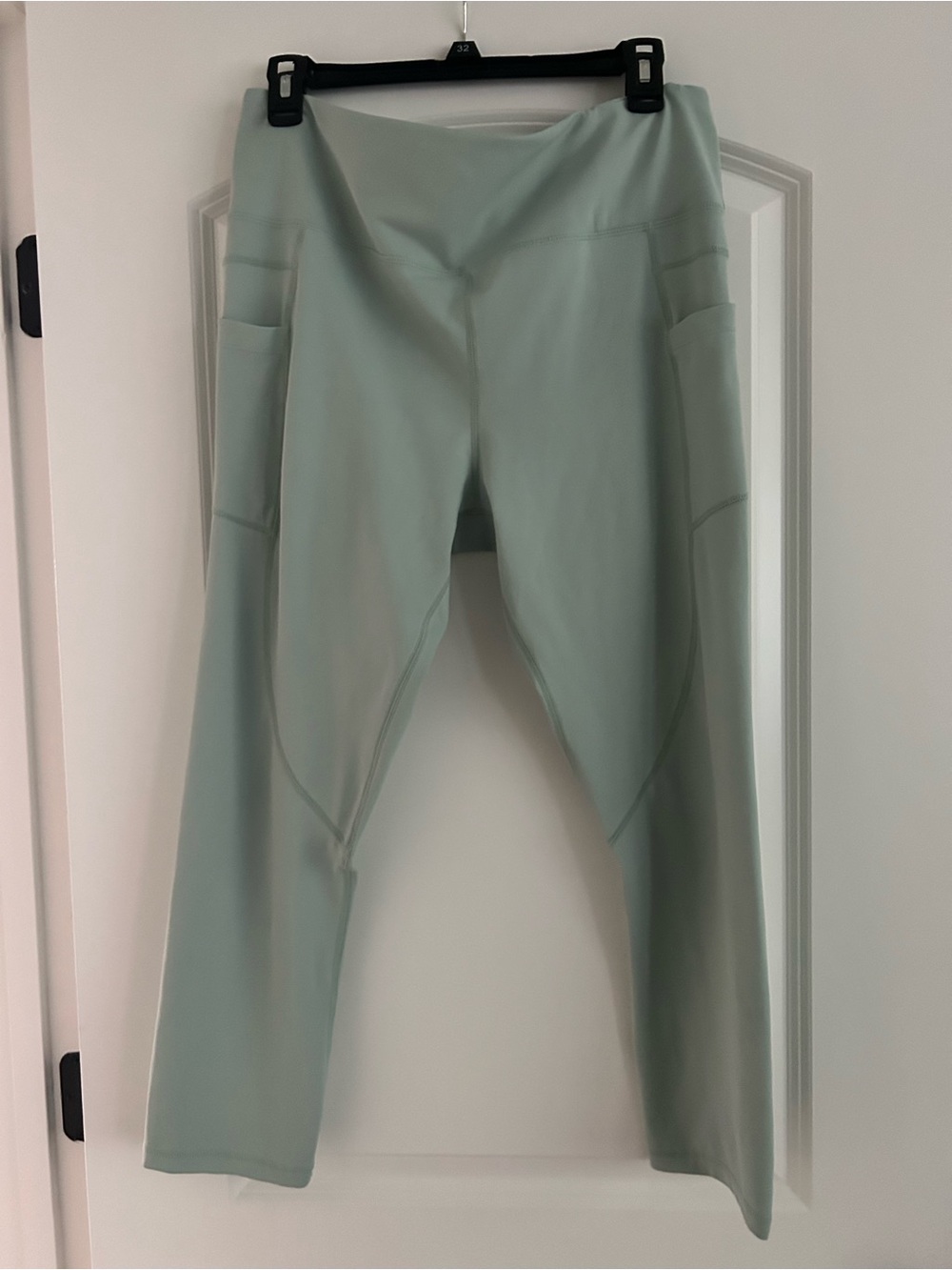 ZYIA Spearmint Pocket Light n Tight Hi-Rise Capris 2 (XXXL)